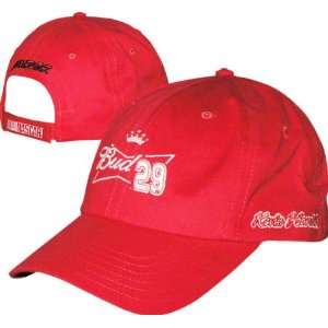   Kevin Harvick #29 Budweiser Red Logo Adjustable Hat