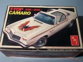   AMT 1977 Chevrolet AHC 100 T Top Camaro   125 model kit #2213  