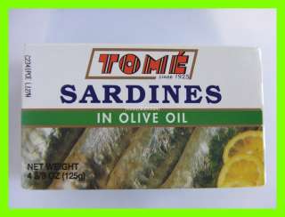 DELICIOUS TOME SARDINES IN OLIVE OIL   USA SELLER  