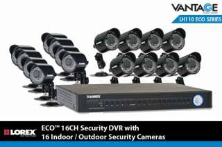   ECO 16 Channel Security DVR with 16 Security Cameras