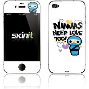  Skinit Ninjas Need Love Too Vinyl Skin for Apple iPhone 4 