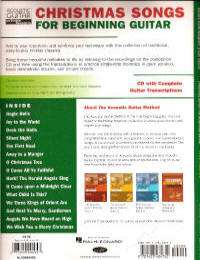 Christmas Songs for Beginning Guitar Song Book