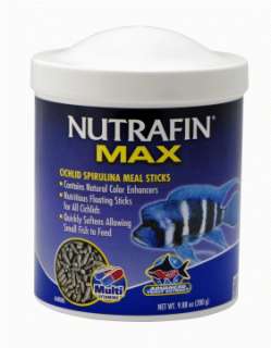 NUTRAFIN MAX CICHLID SPIRULINA STICKS FISH FOOD 9.88 OZ  