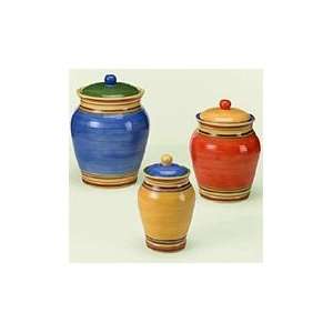  Santa Fe Pacific Rim Set of 3 Canisters