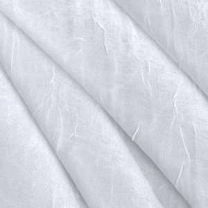  110 Wide Window Sheer Crushed Voile White Fabric By The 