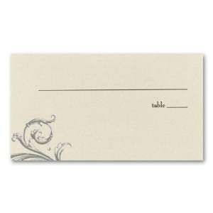  Rocaille Shimmer Table Card by Checkerboard