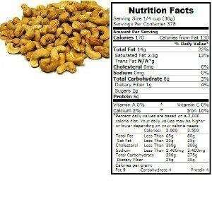  Cashews, Whl, Xlg #240, Raw, lb (pack of 25 ) Health 