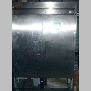 True T 49F Stainless Steel Two Door Freezer  