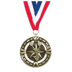  Cheerleading Medals   New 2.5 inch Ultra shaped Cheerleading 