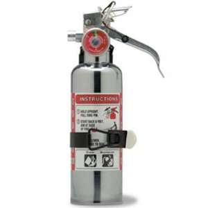  Fire Extinguishers   Chrome Bc Dry Chemical Fire Extinguisher   1Lb