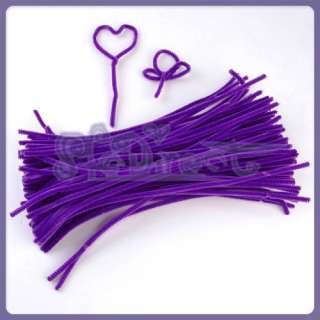 100 PIPE CLEANERS CHENILLE STEM crafts party favor Deco  