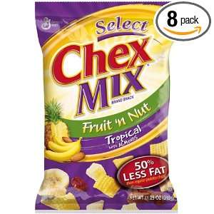 Chex Snack Mix Tropical with Almonds, 11.25 Ounce Bags (Pack of 8 