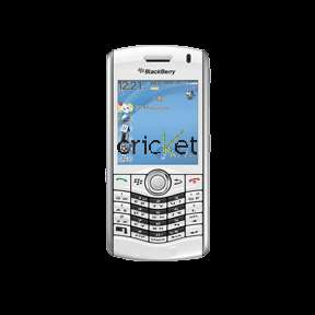 NICE PEARL WHITE CRICKET BLACKBERRY 8130 CELL PHONE  