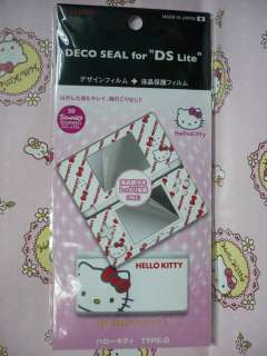 Hello Kitty Nintendo DS Lite NDSL Skin Deco Sticker D  