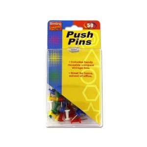  Colored push pin set   Case of 20 Electronics