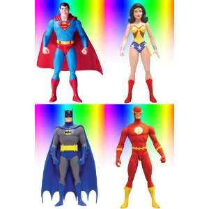  Super Friends Complete Set of 4 Re activated Series 3 DC 