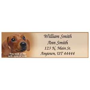  Faithful Friends   Dachshund Set of 150 Address Labels 