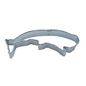 Jumping Whale cookie cutter constructed of tinplate steel. Hand 