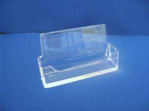 100 Clear Acrylic Business Card Holder Display Stand  
