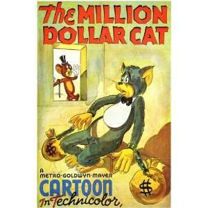 The Million Dollar Cat PREMIUM GRADE Rolled CANVAS Art 