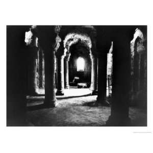  The Crypt, Tiffauges Chateau, Vendee, France Giclee Poster 