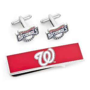   Nationals Cufflinks and Money Clip Gift Set CLI PD NAT CM Jewelry