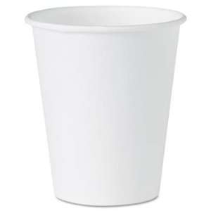  White Paper Water Cups, 4 oz, White, 100 cups per sleeve, 50 sleeves 