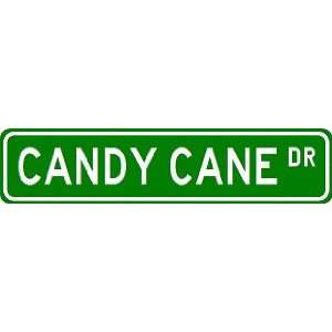  CANDY CANE Street Sign ~ Custom Street Sign   Aluminum 