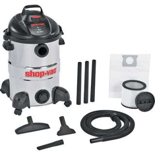 Shop Vac Stainless Steel Wet/Dry Vacuum 12 Gal 6 HP #5866200  
