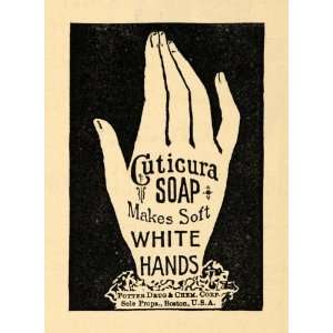  1895 Ad Cuticura Soap Potter Drug Chemical Corporation 