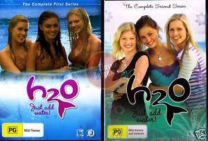 H2O JUST ADD WATER Complete Season 1+2 h20 12 DVD NEW  