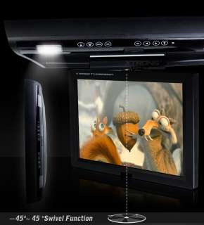 XTRONS CR1502 15 CARROOF FLIP DOWN MONITOR DVD VCD MP4  