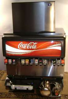 Cornelius COKE PEPSI SODA FOUNTAIN Dispenser & Manitowoc Ice Machine 