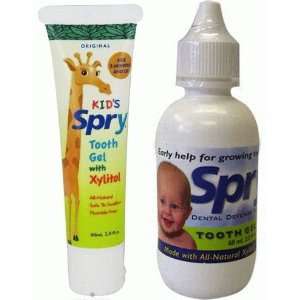  Spry Infant Tooth Gel Original Flavor   2 oz   Gel Health 