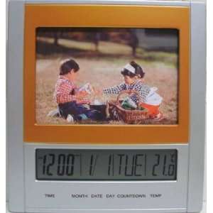 Photo Clock with Alarm,snooze,temperature,timer,jumbo 