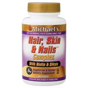  Michaels Health Products   Hair Skin & Nails, 60 tablets 