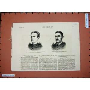  1879 Herbert Arthur Reed Louis Alexander Byrne War Men 