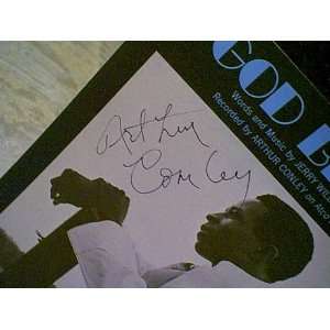  Conley, Arthur Sheet Music Signed Autograph God Bless 1970 