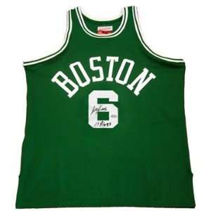 Bill Russell 11Rings Autographed / Signed Green Celtics Jersey