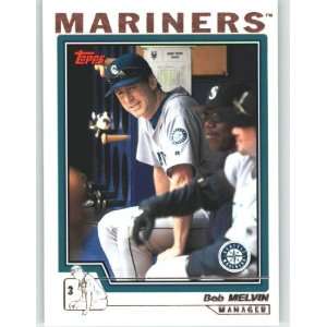  2004 Topps #292 Bob Melvin MG   Seattle Mariners (Manager 