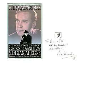 Brian Aherne Autographed / Signed A Dreadful Man Book