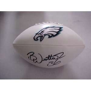 Brian Westbrook Hand Signed Autographed Philadelphia Eagles NFL 