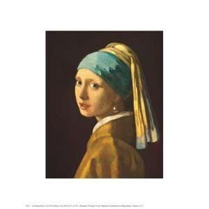  Girl With The Pearl Earring   Poster by Johannes Vermeer 