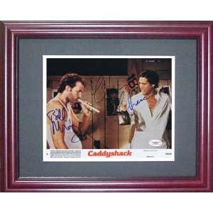 Chevy Chase Autographed Picture   Bill Murray Caddyshack JSA B & W 