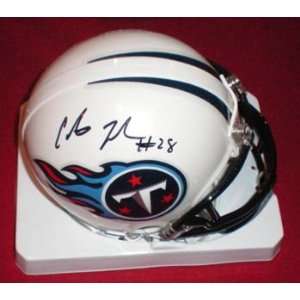 Chris Johnson Autographed Tennessee Titans Mini Helmet