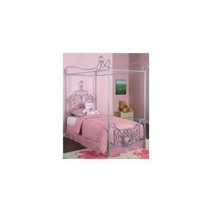  Powell Princess Rebecca Canopy Twin Size Bed   374 106 