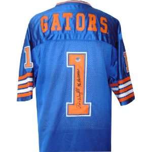Danny Wuerffel Florida Gators Authentic #1 Autographed Jersey with 96 