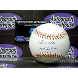 Dock Ellis Autographed/Hand Signed Baseball inscribed NH 6 