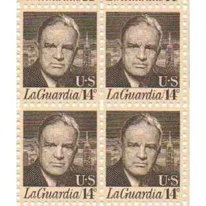 Fiorello Laguardia Set of 4 x 14 Cent US Postage Stamps NEW Scot 1397