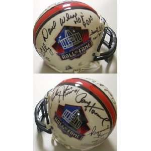  Signed Forrest Gregg Mini Helmet   Hall of Fame 6 Sports 